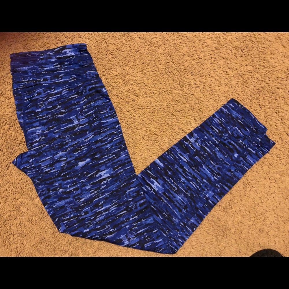 Blue Workout Leggings / Tights
